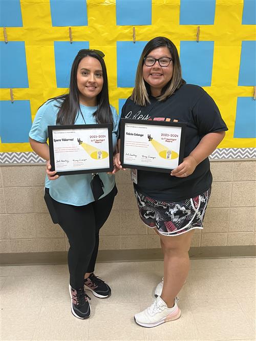 Mrs. Villarreal & Mrs. Colunga - 4th Grade Teachers